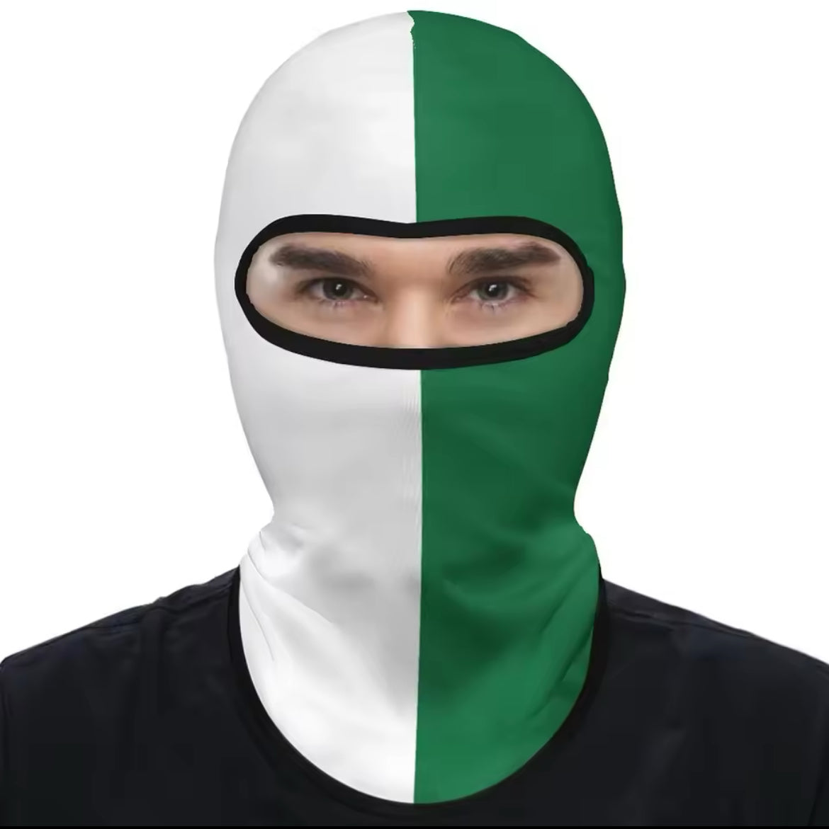 מסיכה ״לבן ירוק”